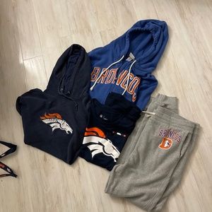 Mens size large and XL Denver Bronco’s bundle